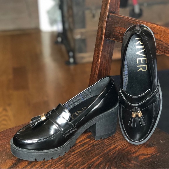 SOLD River Island Platform Loafers - Picture 2 of 5